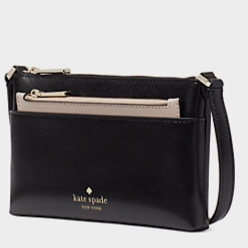 NWT Kate Spade crossbody bag, black